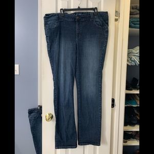Lane Bryant 24 straight fit boot cut jeans A009
